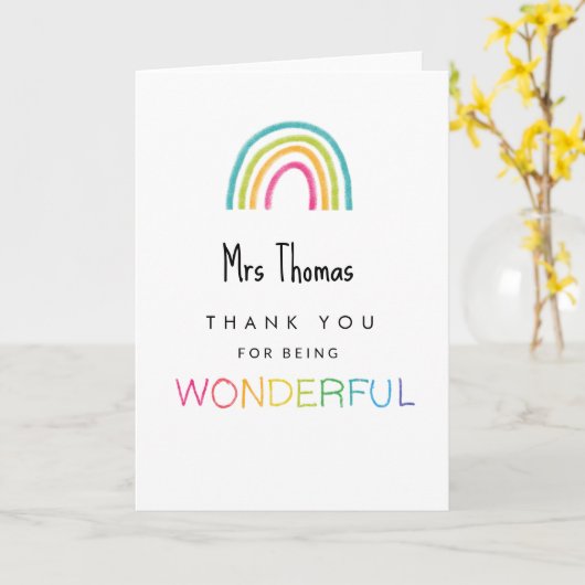 先生感謝していは素晴らしいことだ カード (黄色い花)