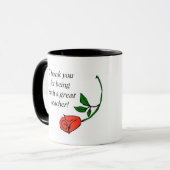 先生感謝していユー・マグ マグカップ (正面左)