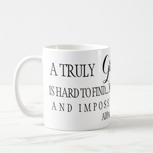 先生感謝してい感謝離れの贈り物 コーヒーマグカップ (左)