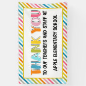 先生感謝していyouバナー 横断幕 (縦)