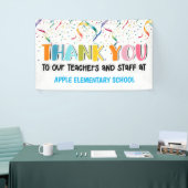 先生感謝していyouバナー 横断幕 (トレードショー)