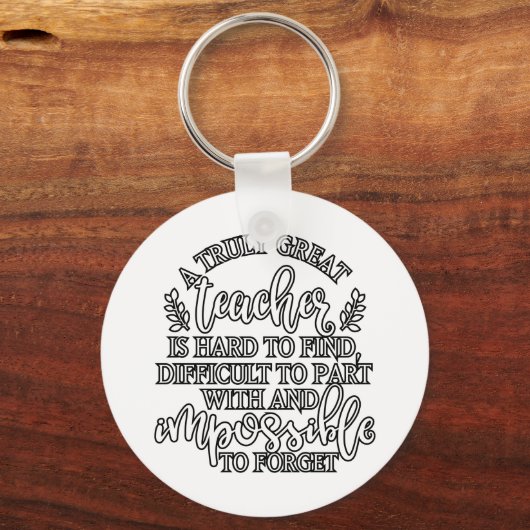 先生感謝の日のアイディア キーホルダー (正面)