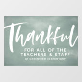 先生感謝の黒板 ウィンドウサイン (シート)