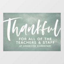 先生感謝の黒板