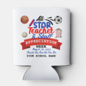 先生感謝ウィークすべてのスタースクール名 缶クーラー (裏面)