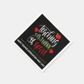 先生感謝ウィークパーティーDecorありがとう スタンダードカクテルナプキン (角)