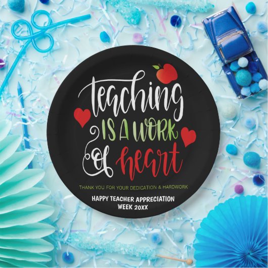 先生感謝ウィークパーティーDecorありがとう ペーパープレート (パーティー)