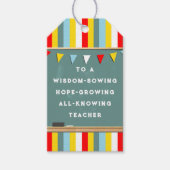 先生感謝ギフトラベル ギフトタグ (正面)