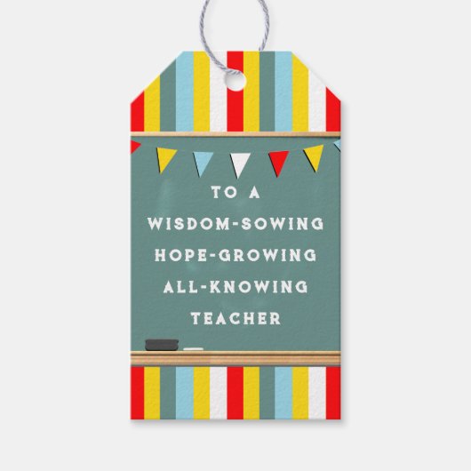 先生感謝ギフトラベル ギフトタグ (正面)