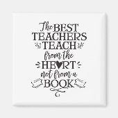 先生感謝ギフト教えアイディアありがとう マグネット (正面)