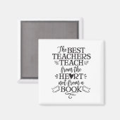 先生感謝ギフト教えハートありがとう マグネット (正面/裏面)