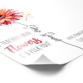 先生感謝ギフト選択あなたをデイジーガーベラ フォトプリント            (角)