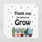 先生感謝ギフト、ありがとうござ救済う (正面/裏面)