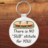 先生感謝ギフト – サブおもしろい先生引用文 キーホルダー (正面)