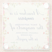 先生感謝ギフトA先生は羅針盤 ガラスコースター (裏面)