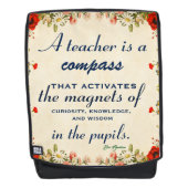 先生感謝ギフトA先生は羅針盤 バックパック (正面)