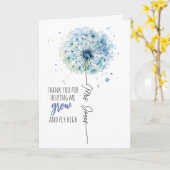 先生感謝ギフトdandelionフライ高 カード (黄色い花)