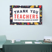 先生感謝バナー 横断幕 (トレードショー)