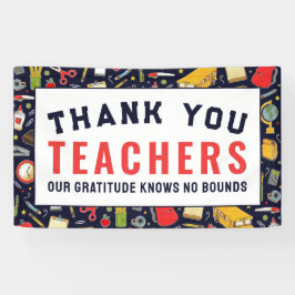 先生感謝バナー 横断幕