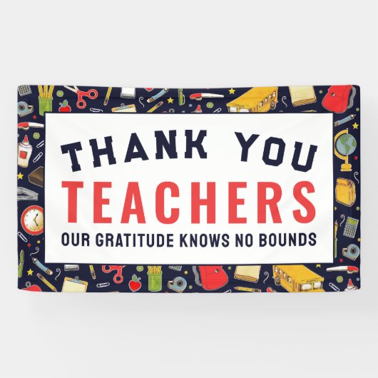 先生感謝バナー 横断幕 (横)