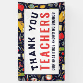 先生感謝バナー 横断幕 (縦)