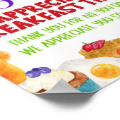 先生感謝ブレックファスト ポスター (角)