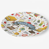 先生感謝ランチョン紙プレート ペーパープレート (アングル)