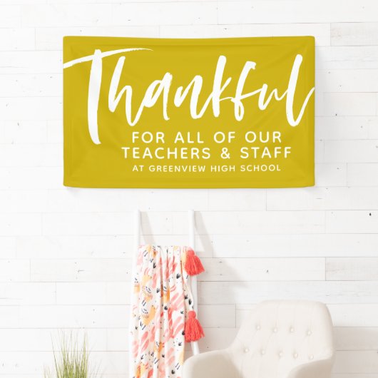 先生感謝台本黄 横断幕 (インサイチュ)