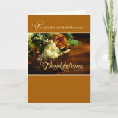 先生感謝用花籠 シーズンカード (正面)