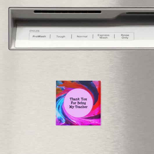 先生感謝絞り染め教室ありがとう マグネット (インサイチュ (食洗機))