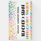 先生感謝週間バナー 横断幕 (縦)