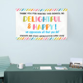 先生感謝週間バナー 横断幕 (トレードショー)