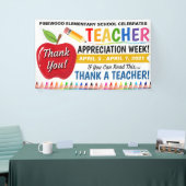 先生感謝週間バナー 横断幕 (トレードショー)