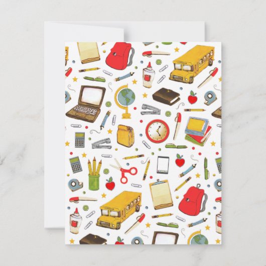 先生感謝 サンキューカード (裏面)