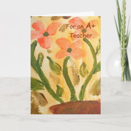 先生感謝Thank You Card サンキューカード (正面)