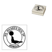 先生承認証印 ラバースタンプ (押印)