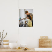 先生救済のコンピューター研究室の学生 ポスター (キッチン)