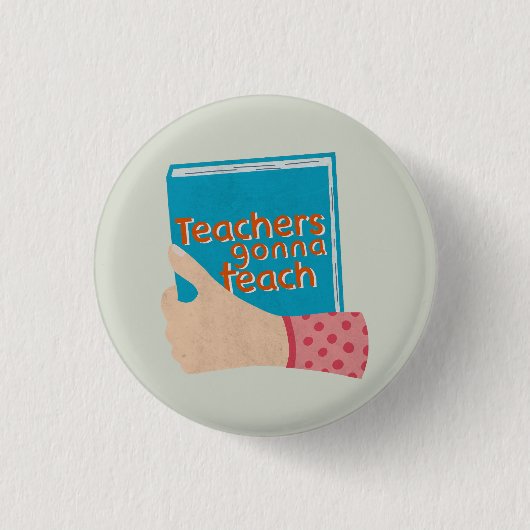 先生教えが大きい 缶バッジ (正面)