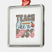 先生教えのようなボス メタルオーナメント (左)