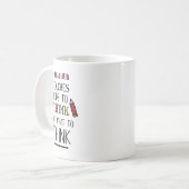 先生教えの子供が考え何をして考えいないか コーヒーマグカップ (正面左)