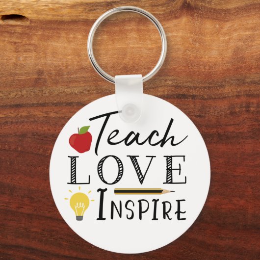 先生教えの愛インスパイア0 キーホルダー (正面)