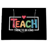 先生教えは優しい新学期 ラージペーパーバッグ (正面)