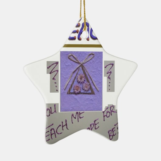 先生教えよ俺が芸術を望最高のむ! セラミックオーナメント (右)