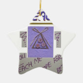 先生教えよ俺が芸術を望最高のむ! セラミックオーナメント (正面)