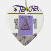 先生教えよ俺が芸術を望最高のむ! セラミックオーナメント (右)