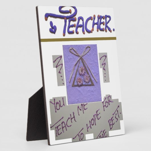 先生教えよ俺が芸術を望最高のむ! フォトプラーク (側面)