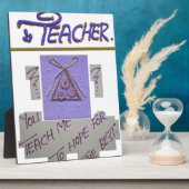 先生教えよ俺が芸術を望最高のむ! フォトプラーク (側面)