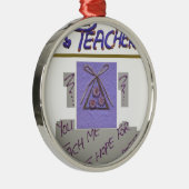 先生教えよ俺が芸術を望最高のむ! メタルオーナメント (右)