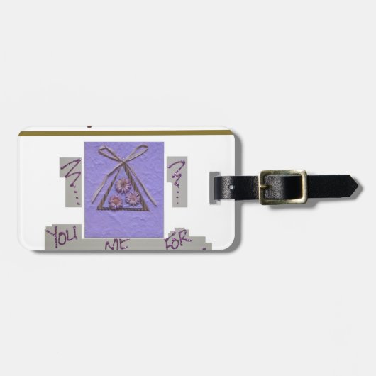 先生教えよ俺が芸術を望最高のむ! ラゲッジタグ (正面横)