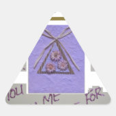 先生教えよ俺が芸術を望最高のむ! 三角形シール (正面)